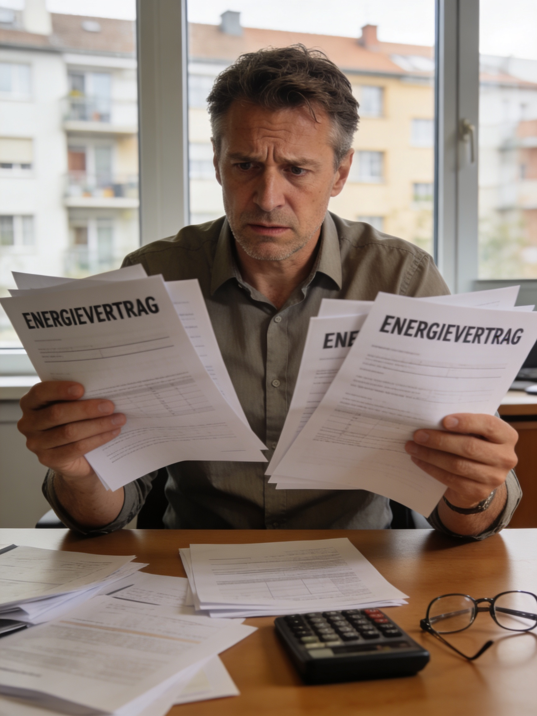 Hausverwalter vorher – gestresst